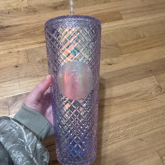 Starbucks Other - Starbucks 2022 Holiday Iridescent StuddedCold Tumbler 24oz White Venti